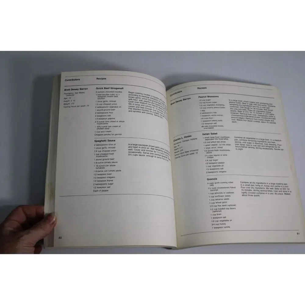 Vintage 1980 Moscow Olympics US Team Boycott Cookbook Schedule of Events 1979